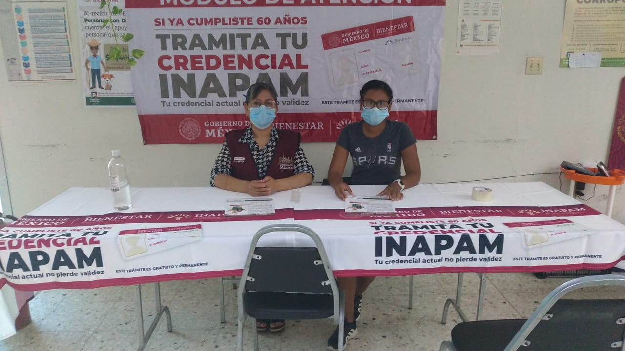 Reinstalan módulo para tramitar tarjeta de INAPAM