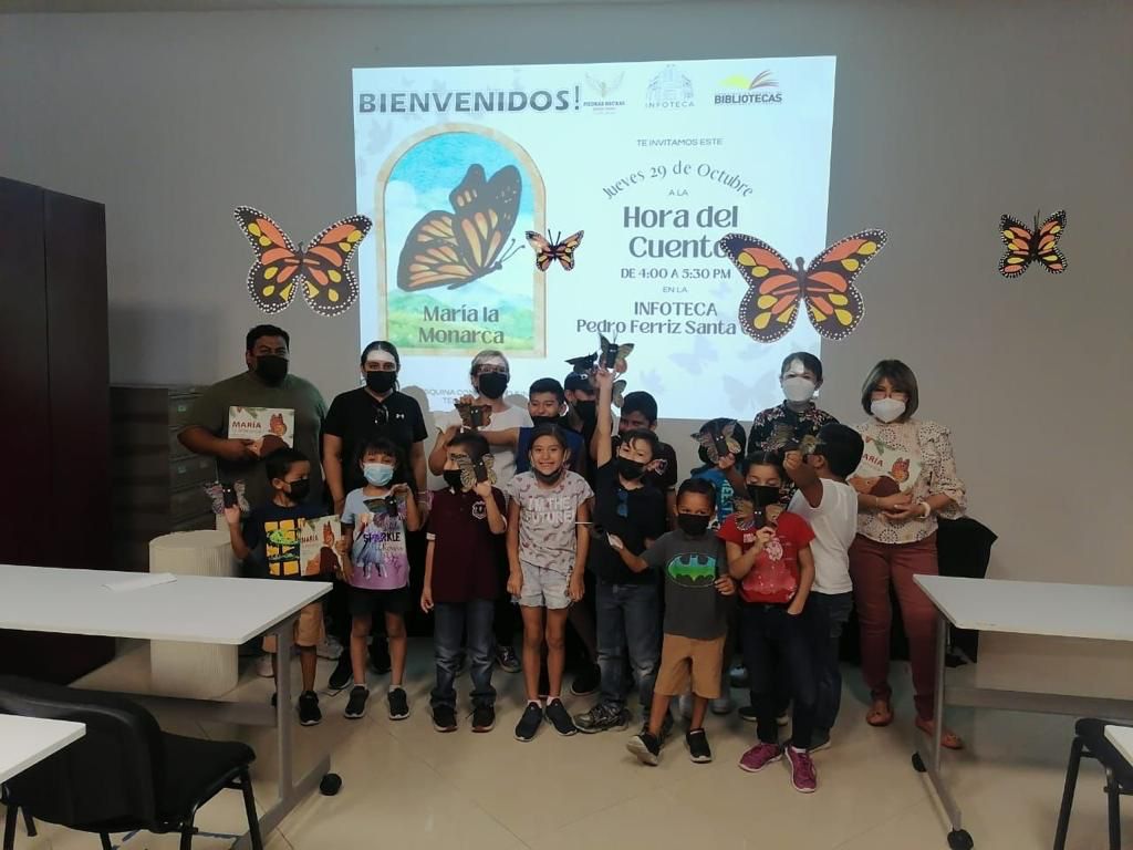Promueven lectura en niños con la Hora del Cuento