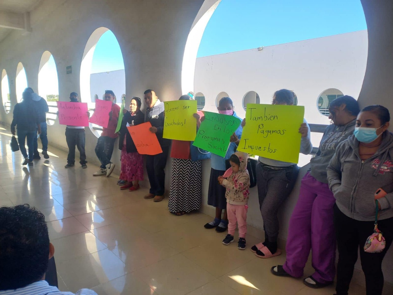 Protestan antorchistas en Acuña, piden más apoyos