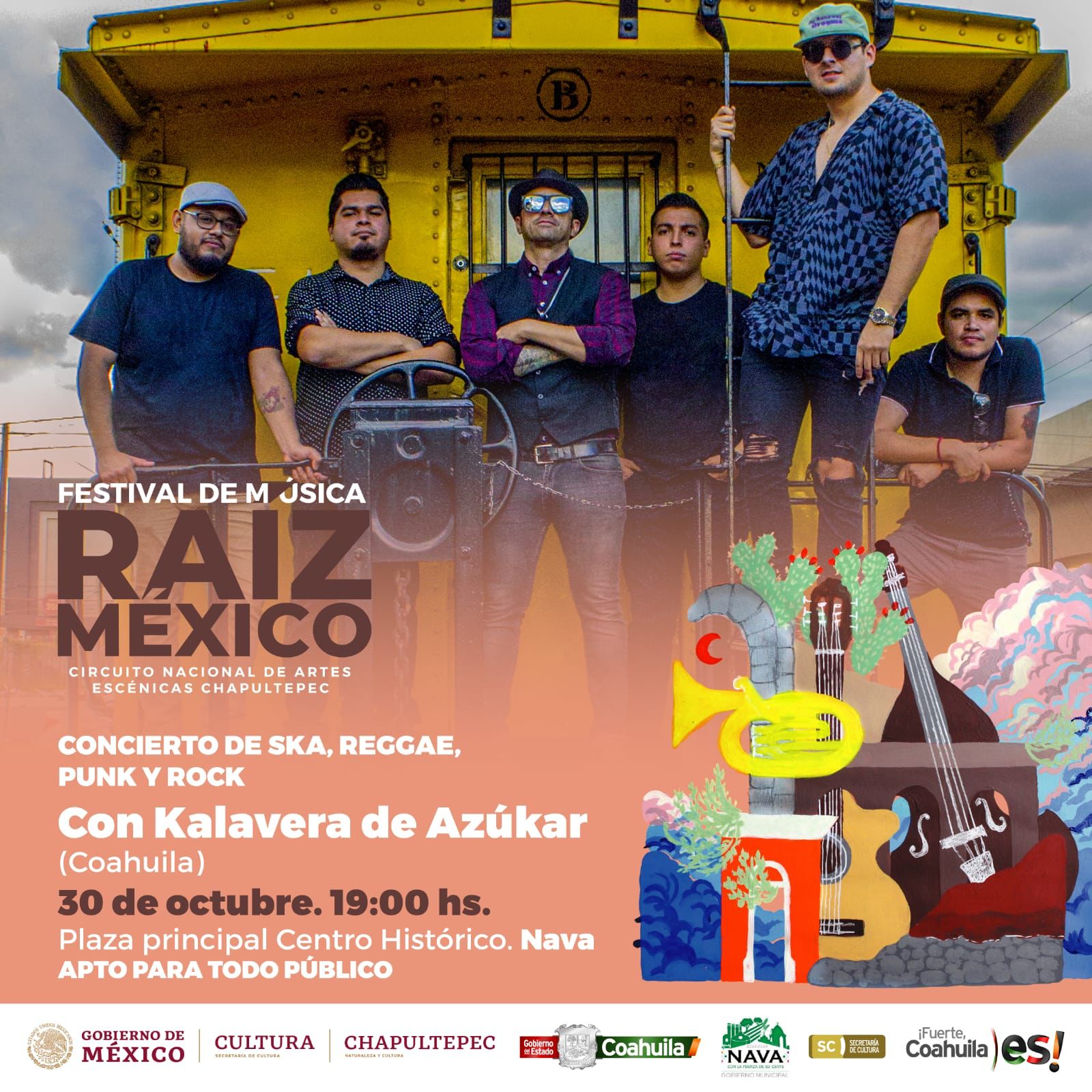 Presentarán festival de música Raíz México en Nava
