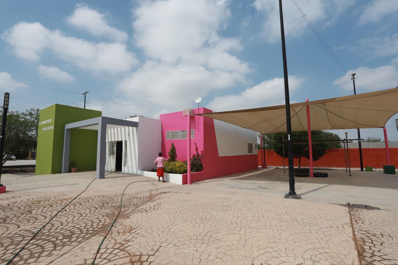 Rehabilitan dos centros comunitarios en Mirasierra y Gustavo Espinoza Mireles