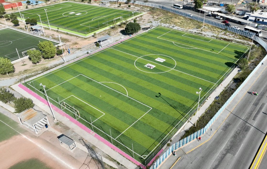 Casi terminada, rehabilitación del parque J. Carranza