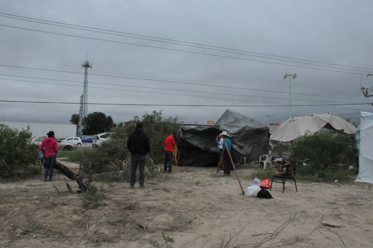 Invaden 700 familias fronterenses terreno ejidal concesionado al estado