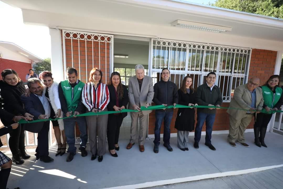 Entregan Manolo y Chema infraestructura educativa