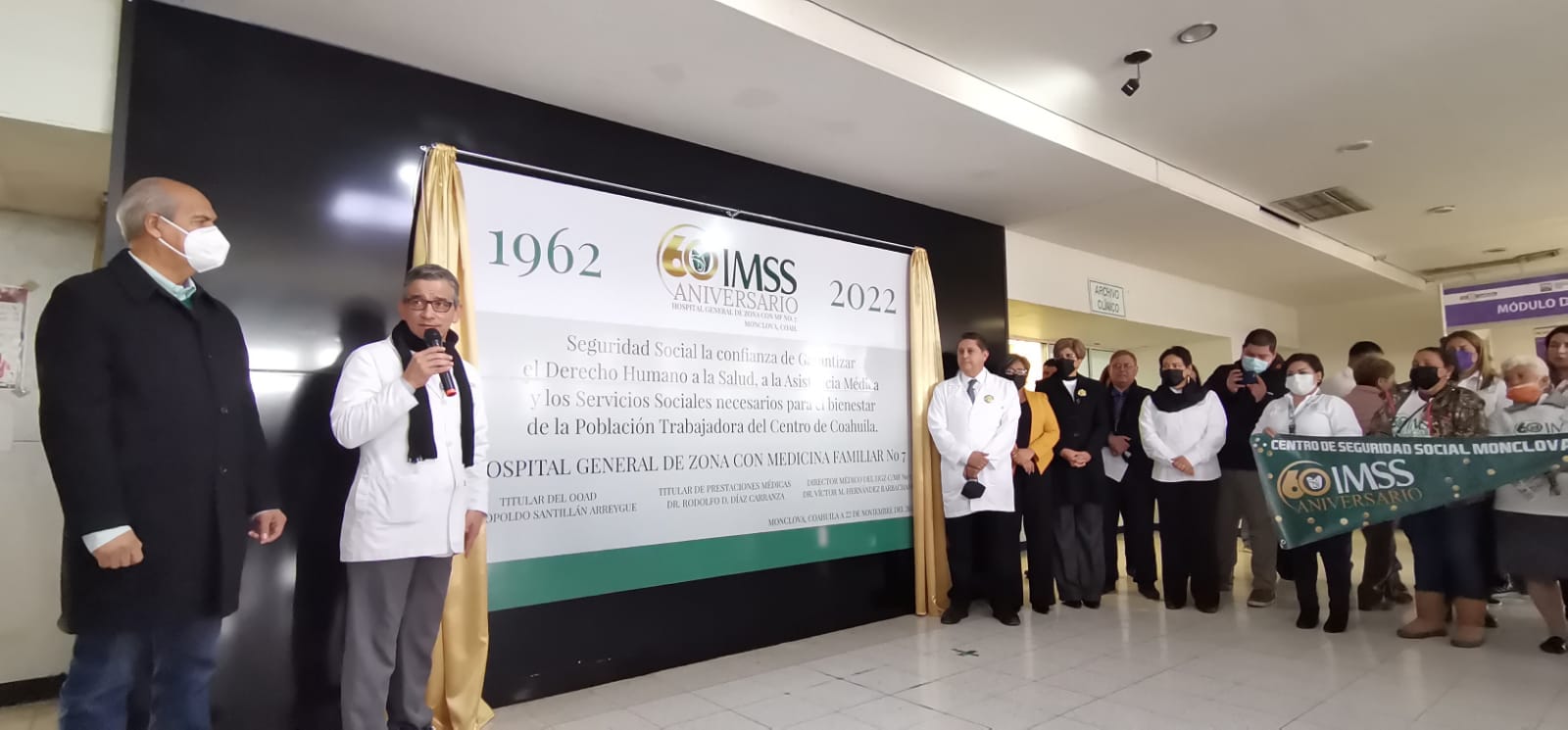Celebra Clínica 7 del IMSS seis décadas en Monclova