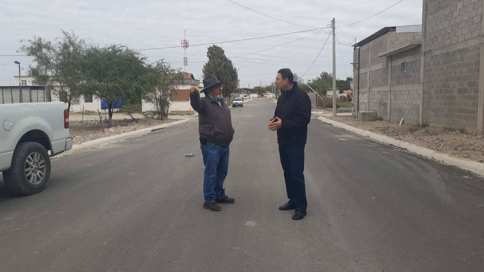 Supervisó Gobierno del Estado pavimentación en calles de Acuña