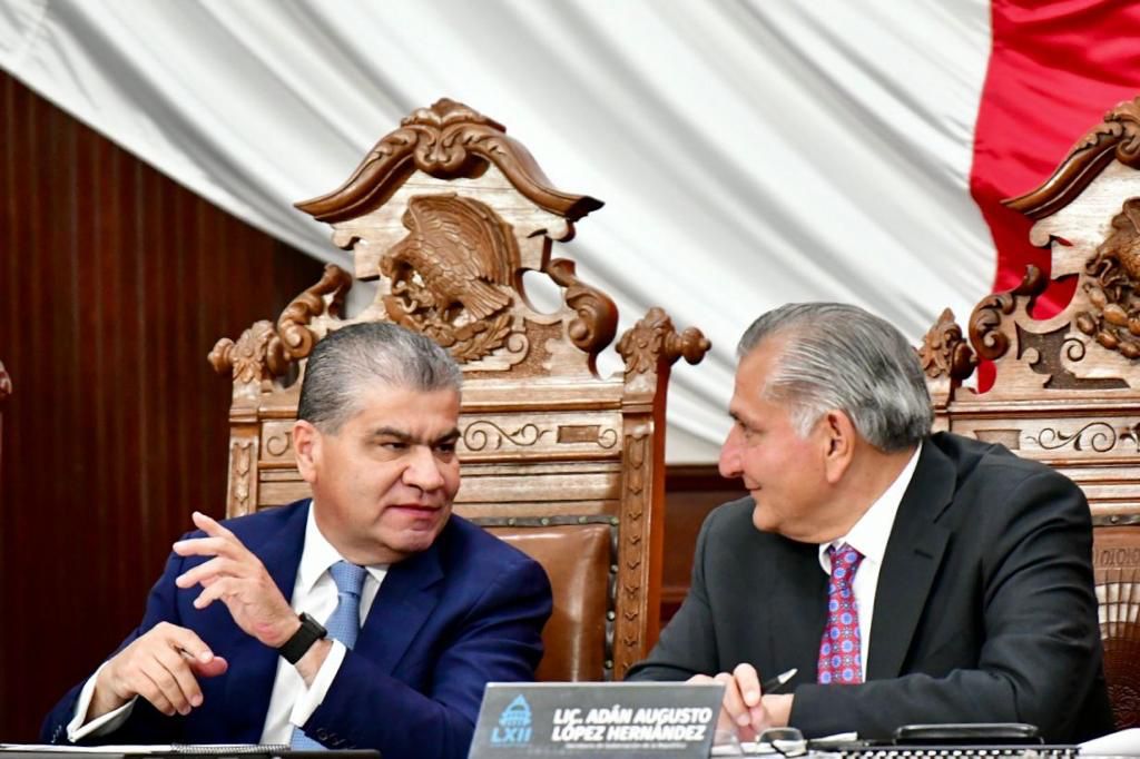 Reconoce Adán Augusto López trabajo coordinado con Miguel Ángel Riquelme