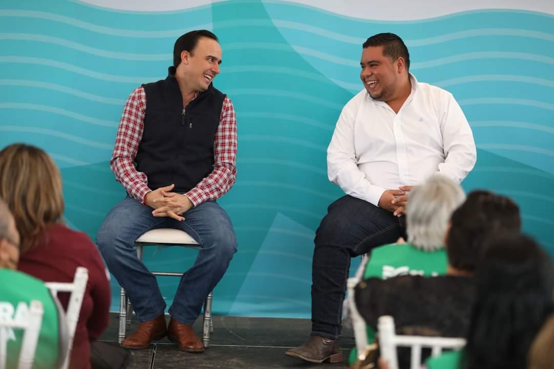 Lleva Manolo obra que solucionará abasto de agua en Nueva Rosita
