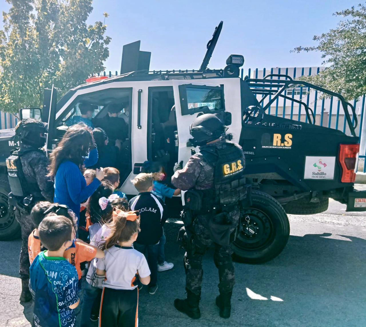 Trabaja gobierno de Chema Fraustro por la seguridad desde las escuelas