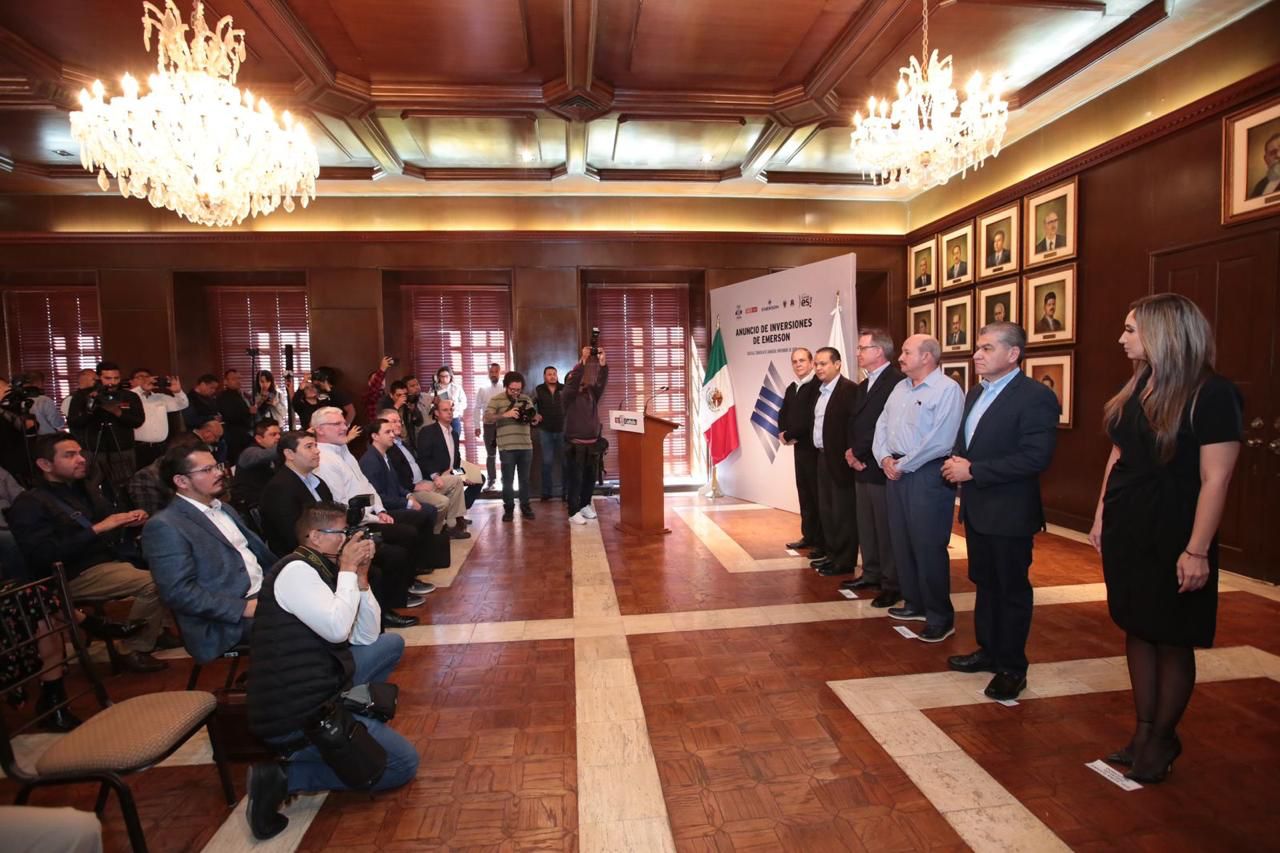 Anuncian nuevas inversiones de Emerson en Coahuila