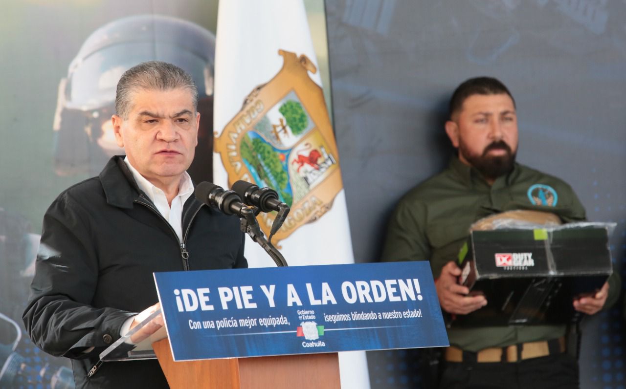 Recibe SSP de Coahuila certificación Calea y equipo por 101 mdp