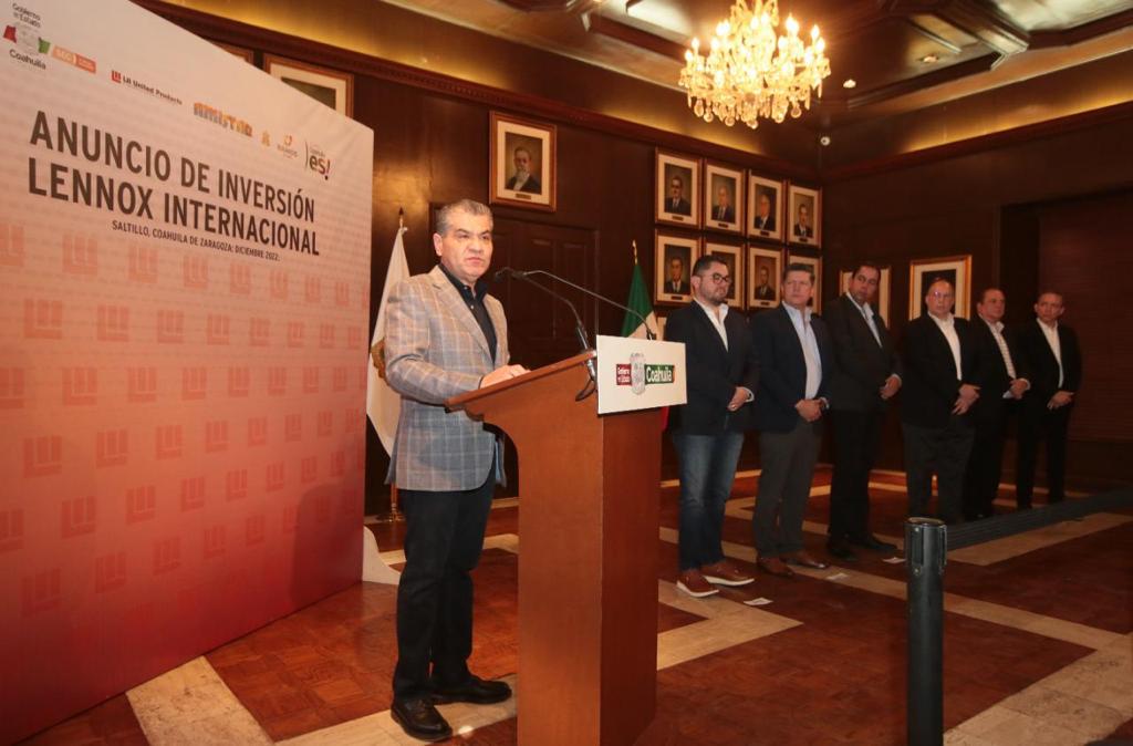 Anuncia MARS nueva inversión de Lennox Internacional por 150 mdd y 700 nuevos empleos