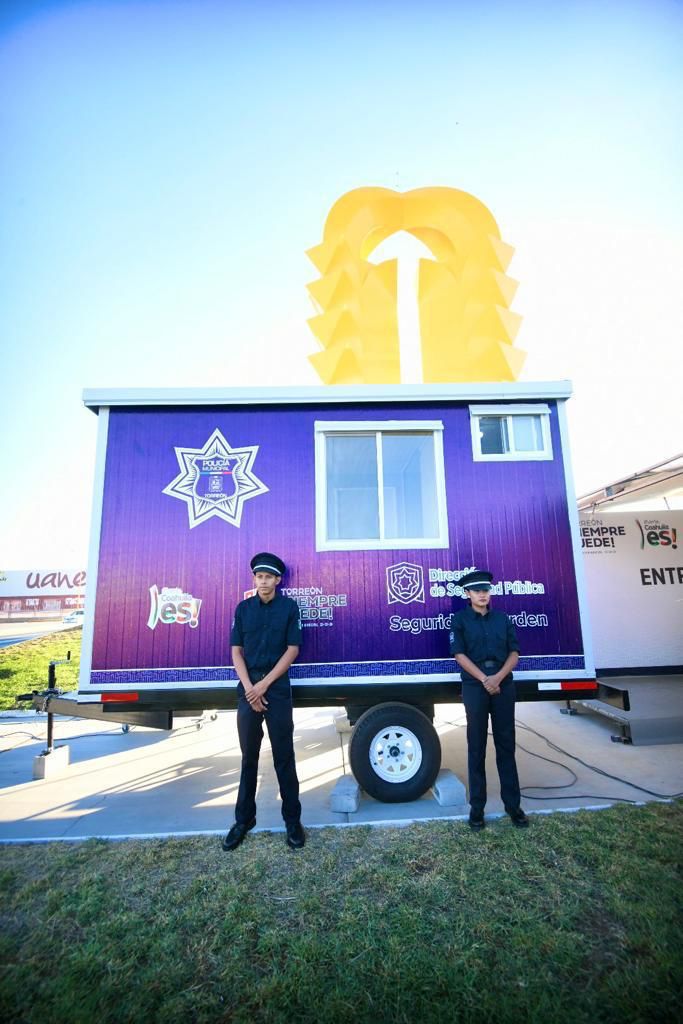 Incorpora Torreón cuatro casetas móviles de vigilancia