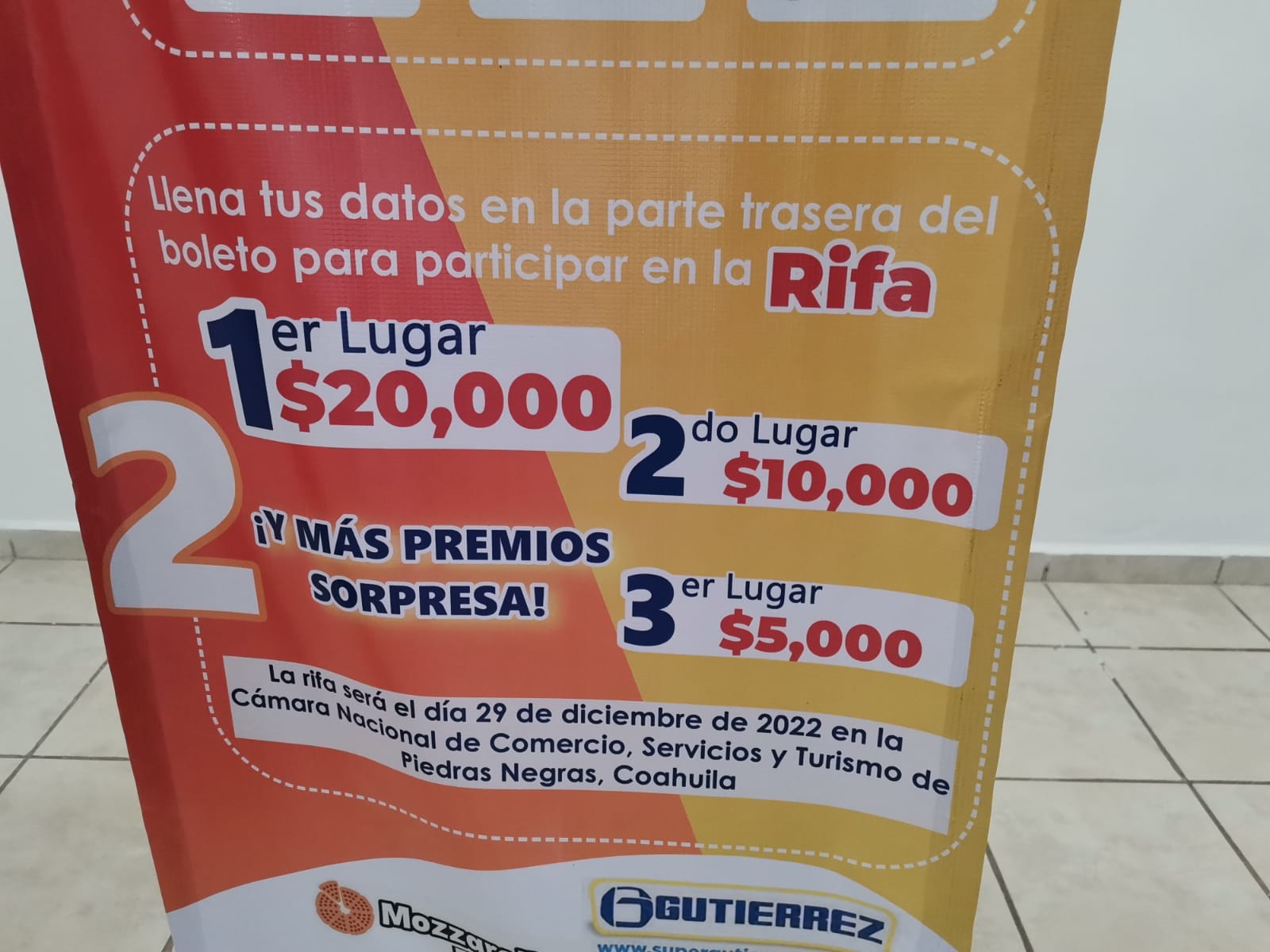 Alista Canaco Piedras Negras su Rifa de Navidad
