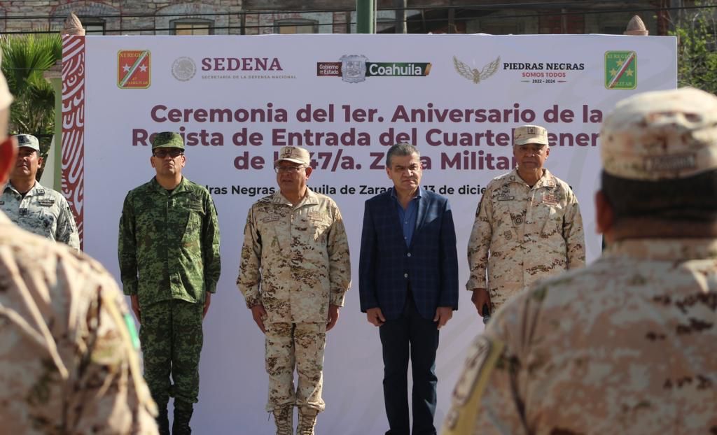 Destaca Riquelme labor del Ejército en Coahuila