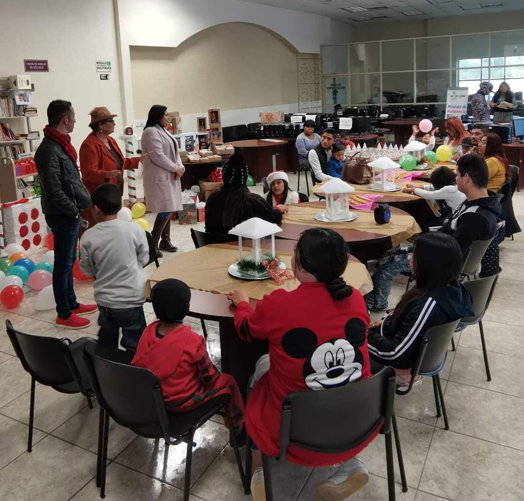 Realizó “Mi pasión es ayudar” posadas para niños con discapacidad