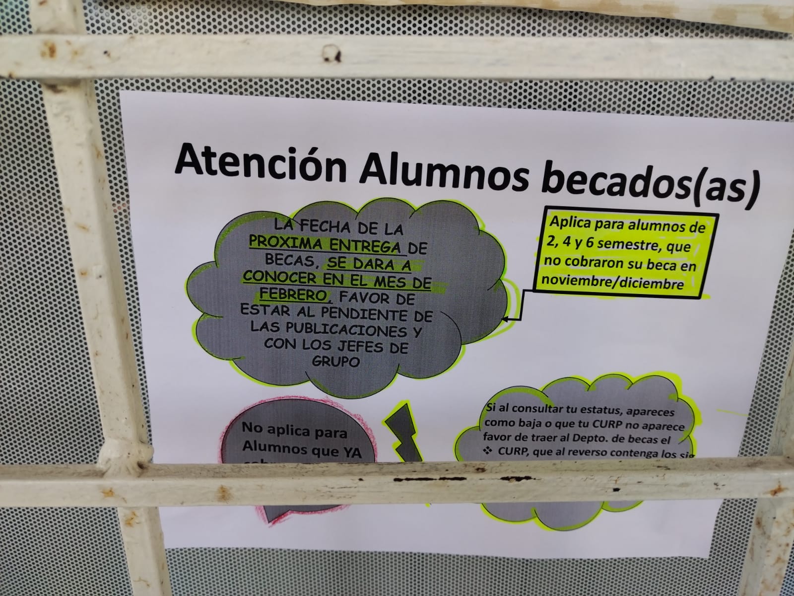 Alargarán entrega de becas hasta febrero