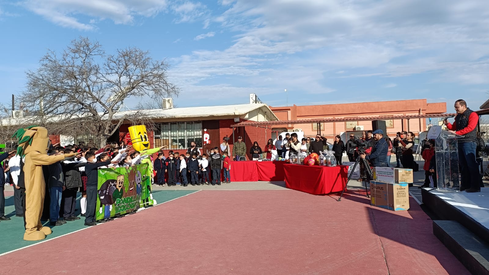 Promueven la cultura de cuidado ambiental en escuelas