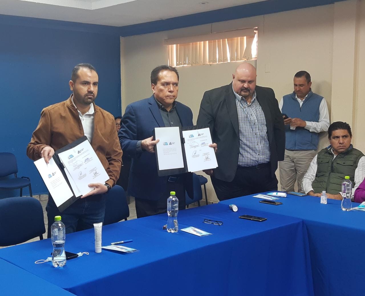 Firman convenio de colaboración Fiscalía General del Estado y CANACO Acuña