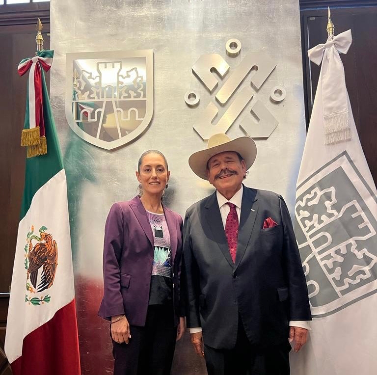 SE REÚNEN LA JEFA DE GOBIERNO, CLAUDIA SHEINBAUM Y ARMANDO GUADIANA.