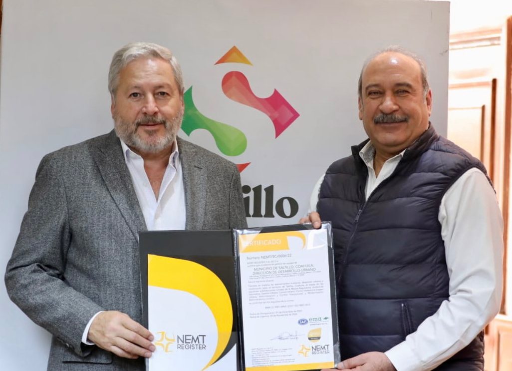 Recibe Gobierno de Saltillo certificación de calidad en trámites