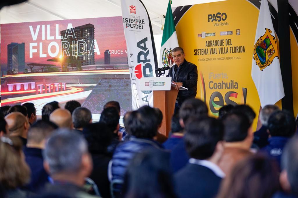 Con inversión de 40 mdp, Riquelme da arranque al Sistema Vial ‘Villa Florida’