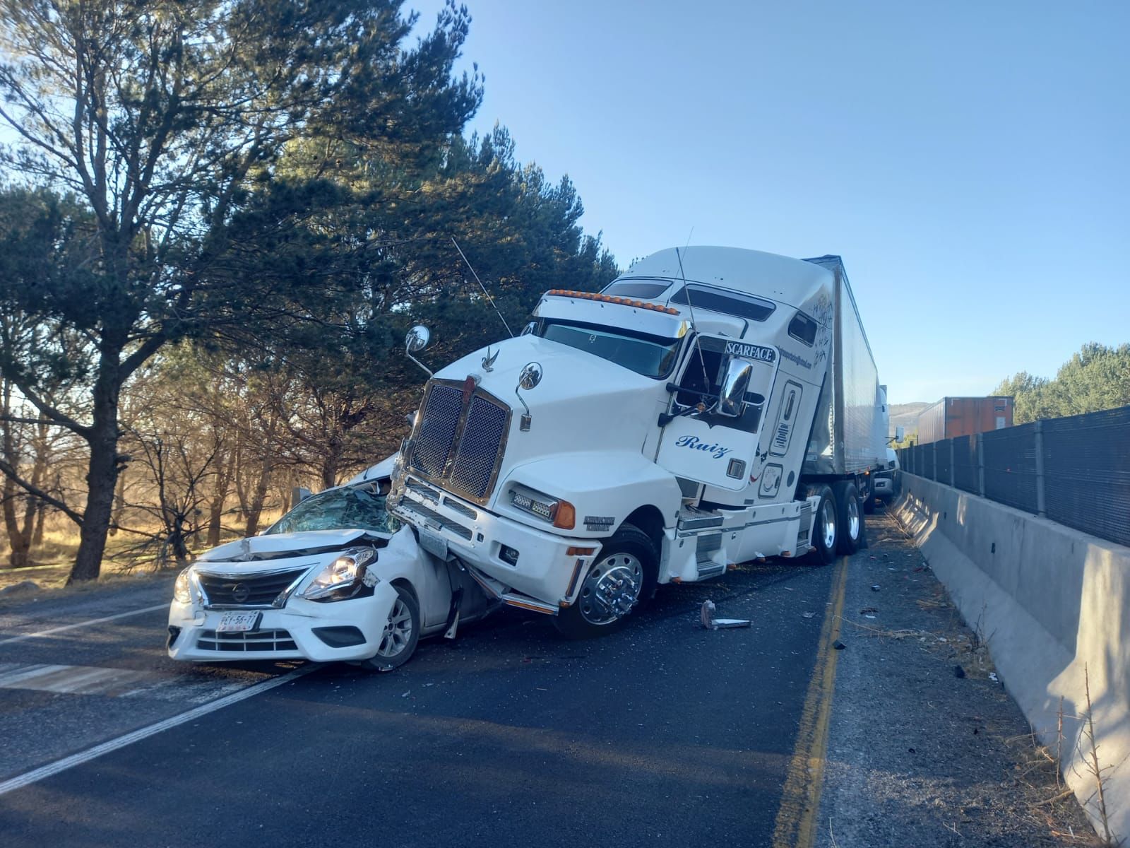 Nuevo accidente en la carretera 57; hay un muerto