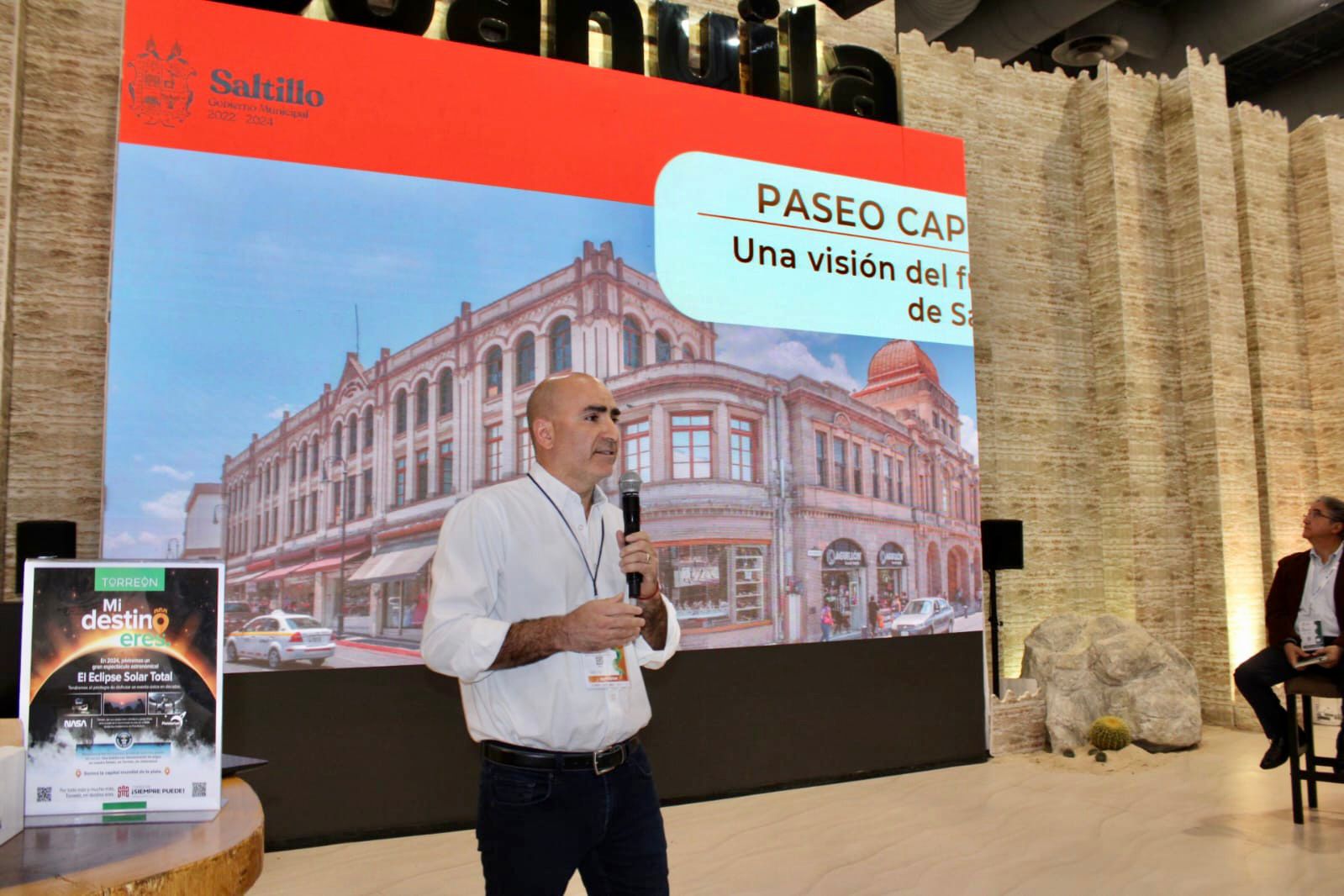 Presenta Saltillo Paseo Capital en Tianguis Turístico de México