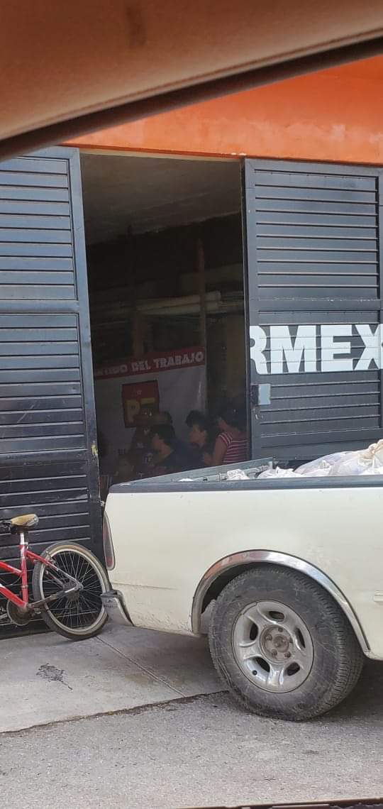 Ventilan en redes presunto reparto de despensas del PT