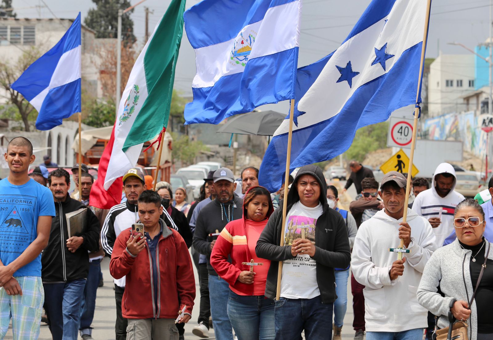 Participaron migrantes en Pasión de Cristo 