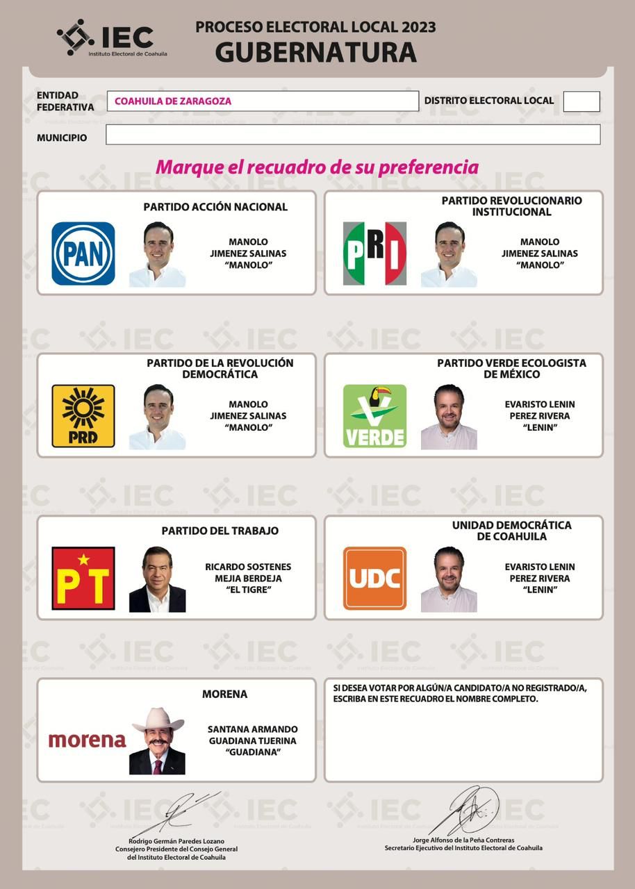 Todo listo para elección del domingo: Paredes