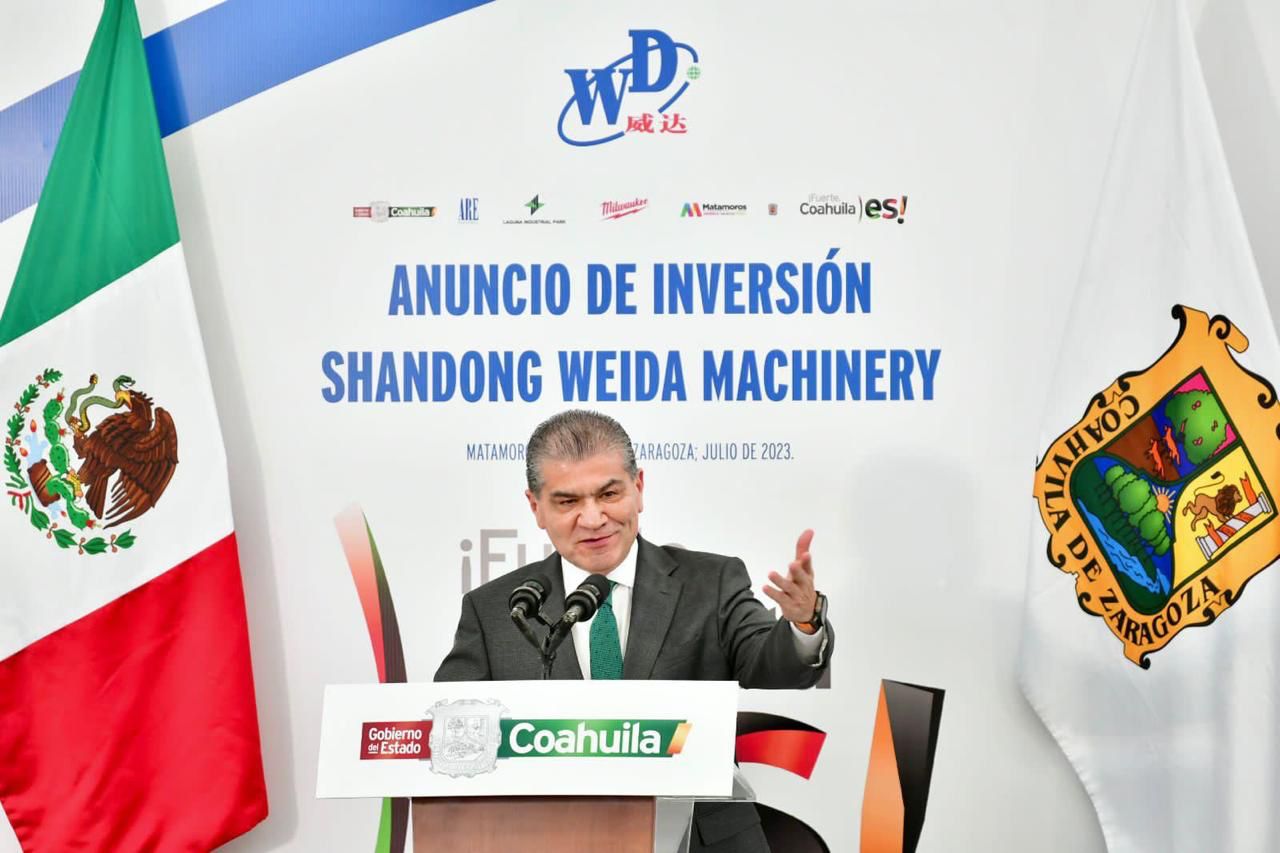 Anuncia MARS llegada de Shandong Weida Machinery