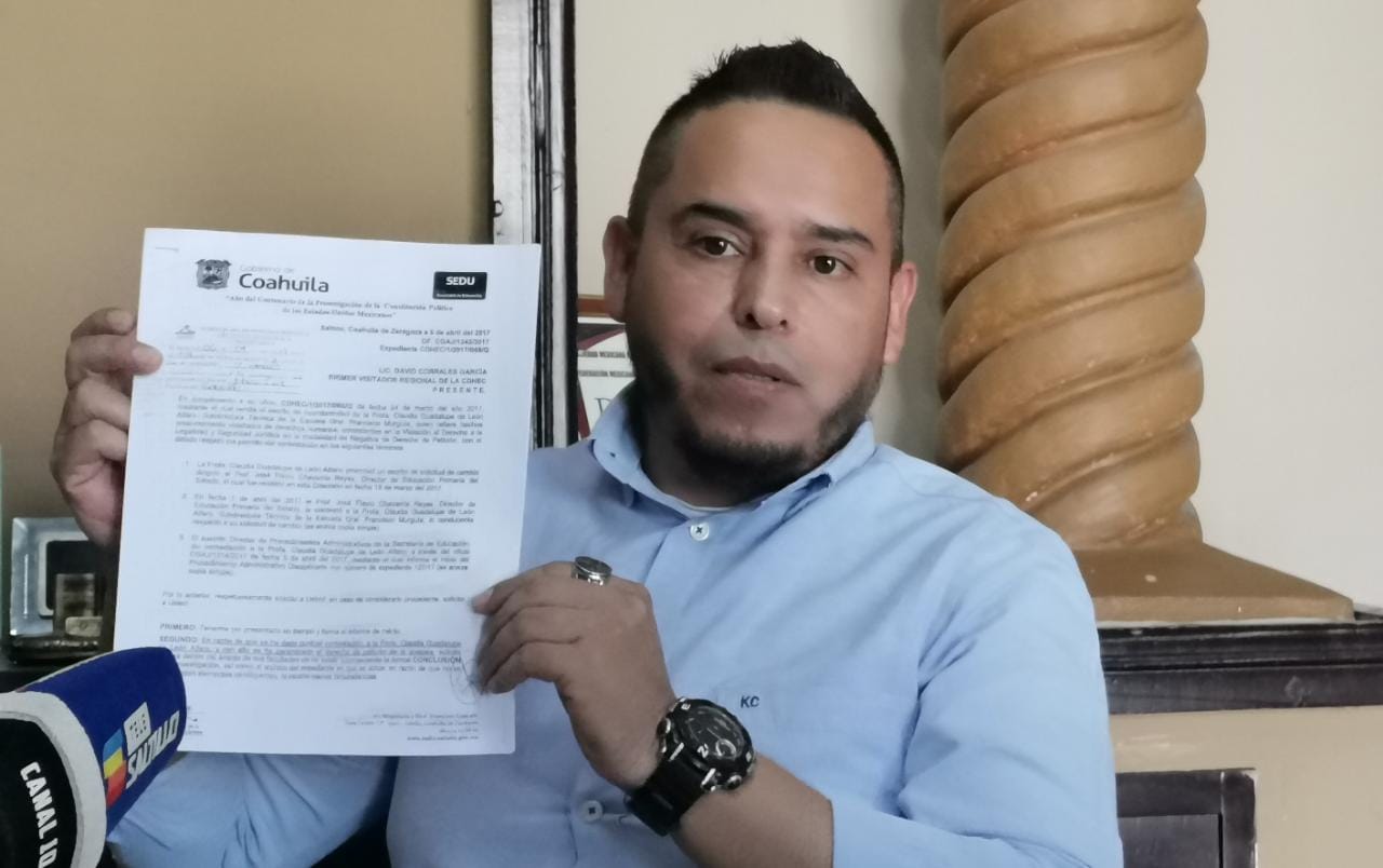 Clama docente inocencia; busca asumir su cargo