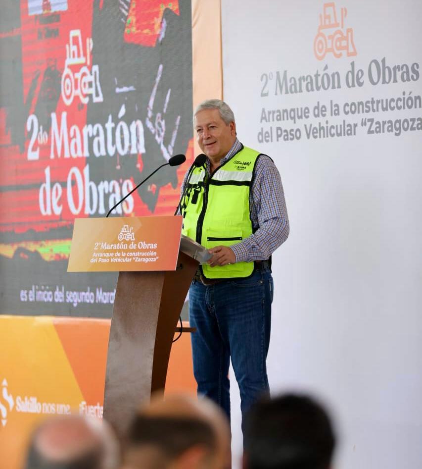 Reporta Chema avance del 65 por ciento en puente vehicular Zaragoza-Mirasierra