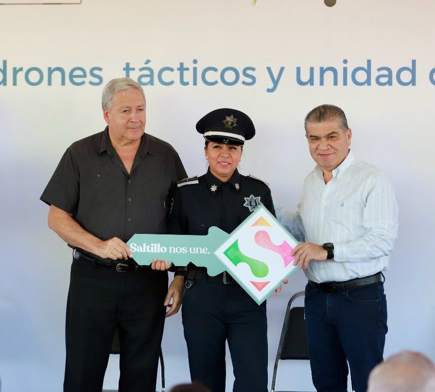 Refuerzan Riquelme y Chema Fraustro seguridad en Saltillo con patrullas y equipo