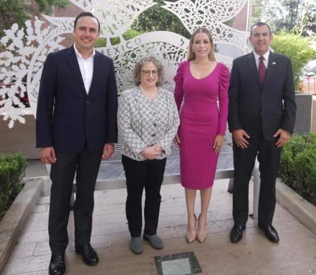 Se reúne Manolo Jiménez con la embajadora de Israel en México
