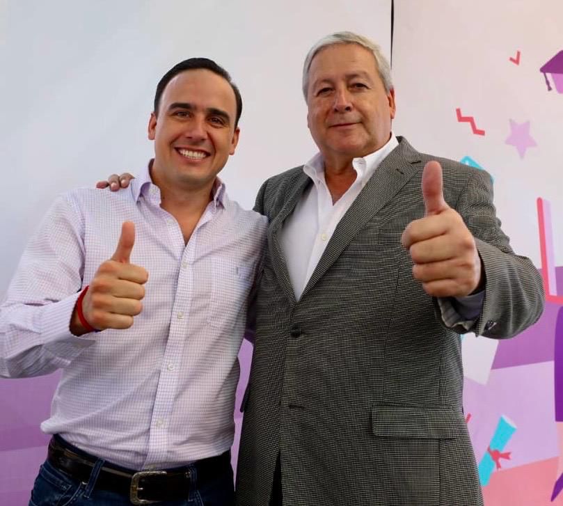 Agradece Chema Fraustro a Manolo Jiménez obras para Saltillo