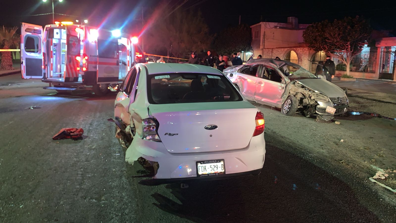 Mueren dos policías tras accidente automovilístico en Torreón
