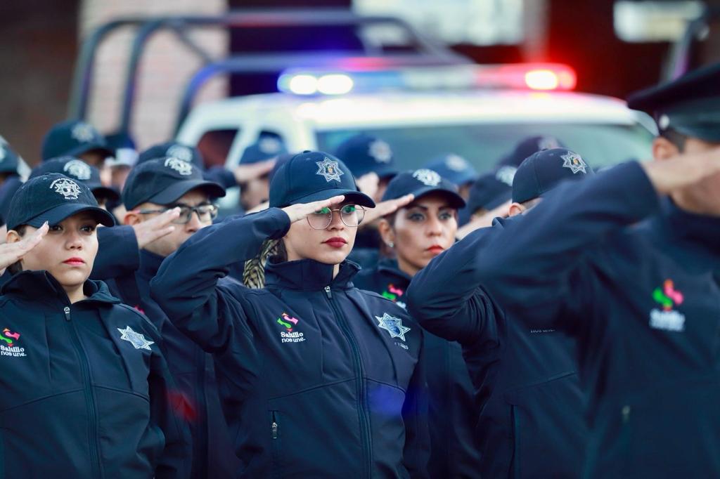 Fortalecerán Manolo y Chema Fraustro a la Policía de Saltillo en este 2024