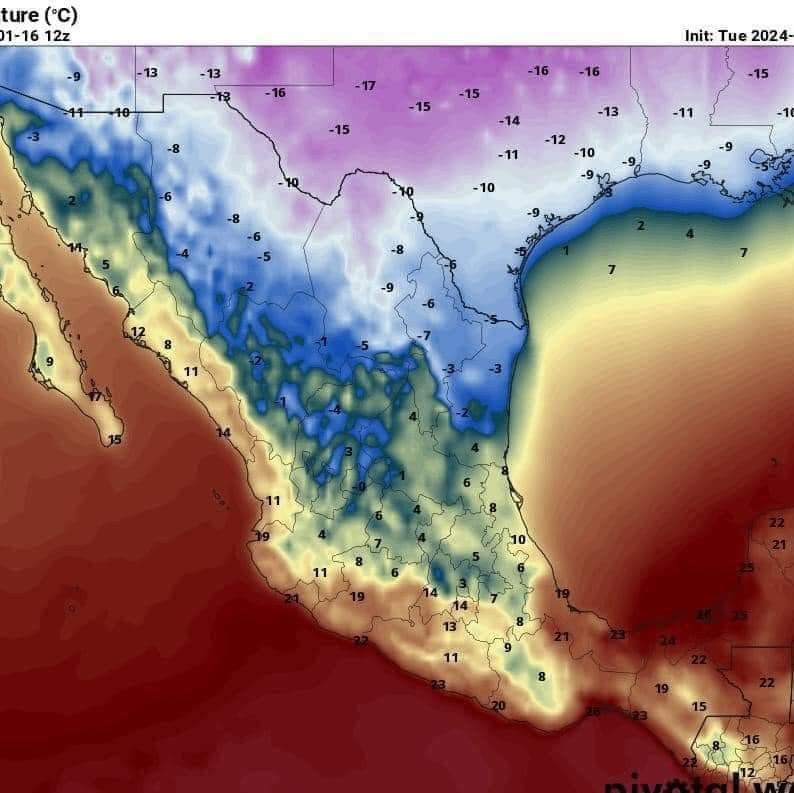 Llegan hoy a Coahuila frío y fuertes vientos 