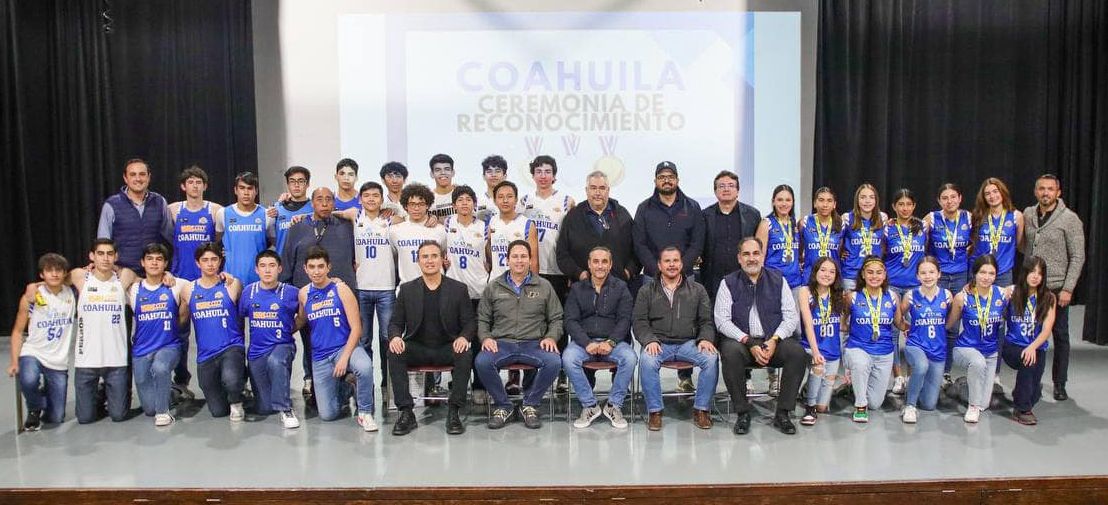 Reconocen resultados históricos del basquetbol de Coahuila