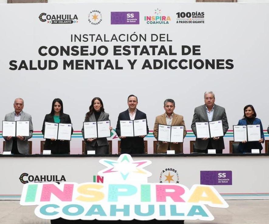 Impulsa Inspira Coahuila un gran proyecto tranversal de salud mental y prevención de adicciones