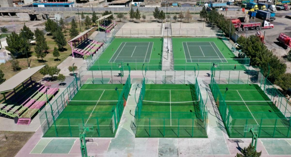 Por concluir canchas públicas de pádel y tenis: alcalde
