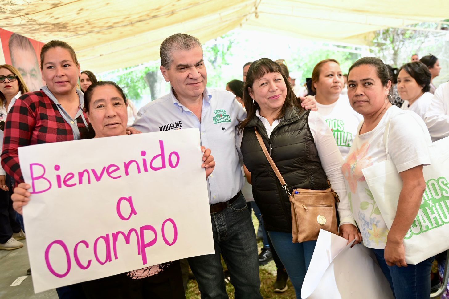 Llegaremos a todos los municipios de Coahuila: María Bárbara y Riquelme