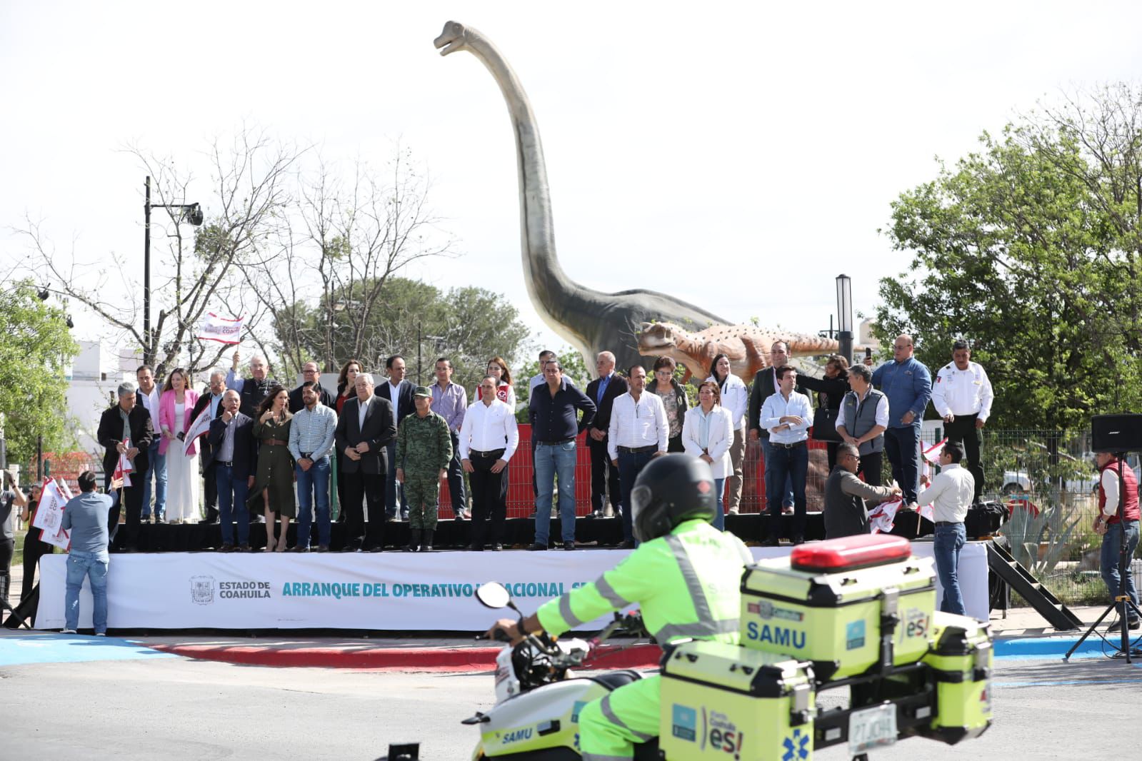 Se suma Saltillo a operativo vacacional del estado