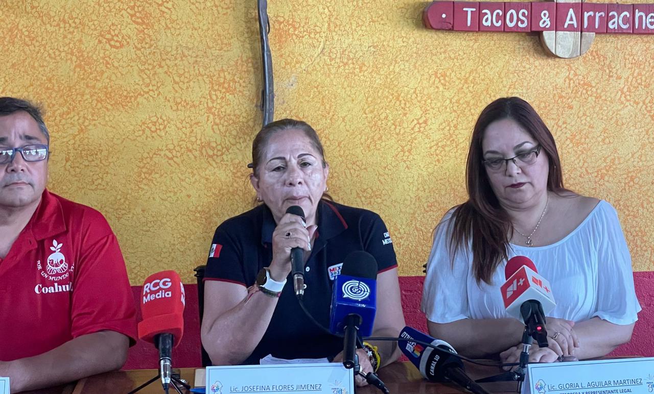 Candidata del PT, a punto de “reventar” la Feria de  Saltillo