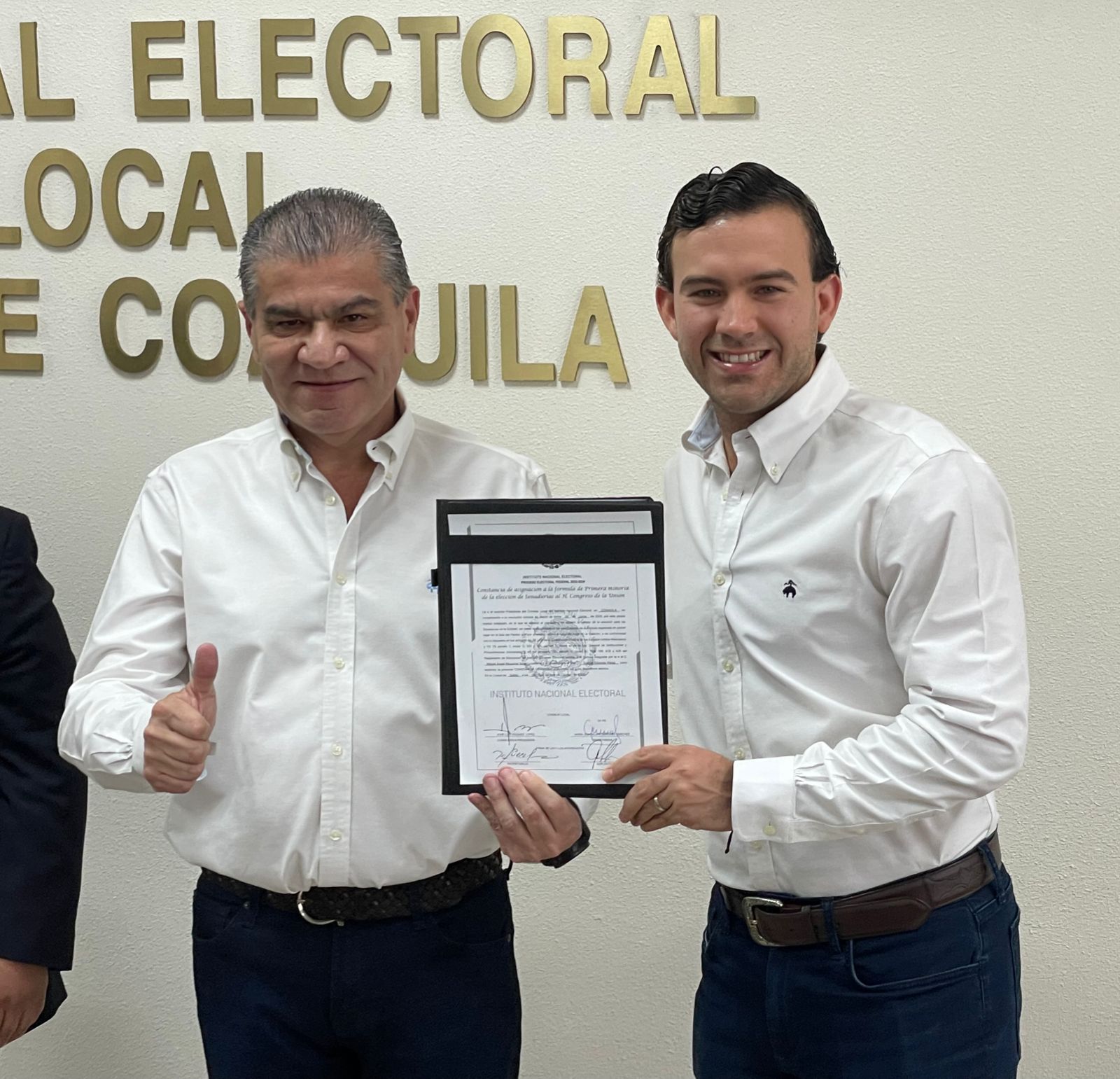 Trabajaremos por Coahuila; Senadores reciben constancia