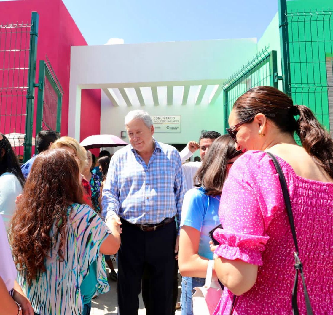 Inaugura Chema Fraustro su cuarto Centro Comunitario