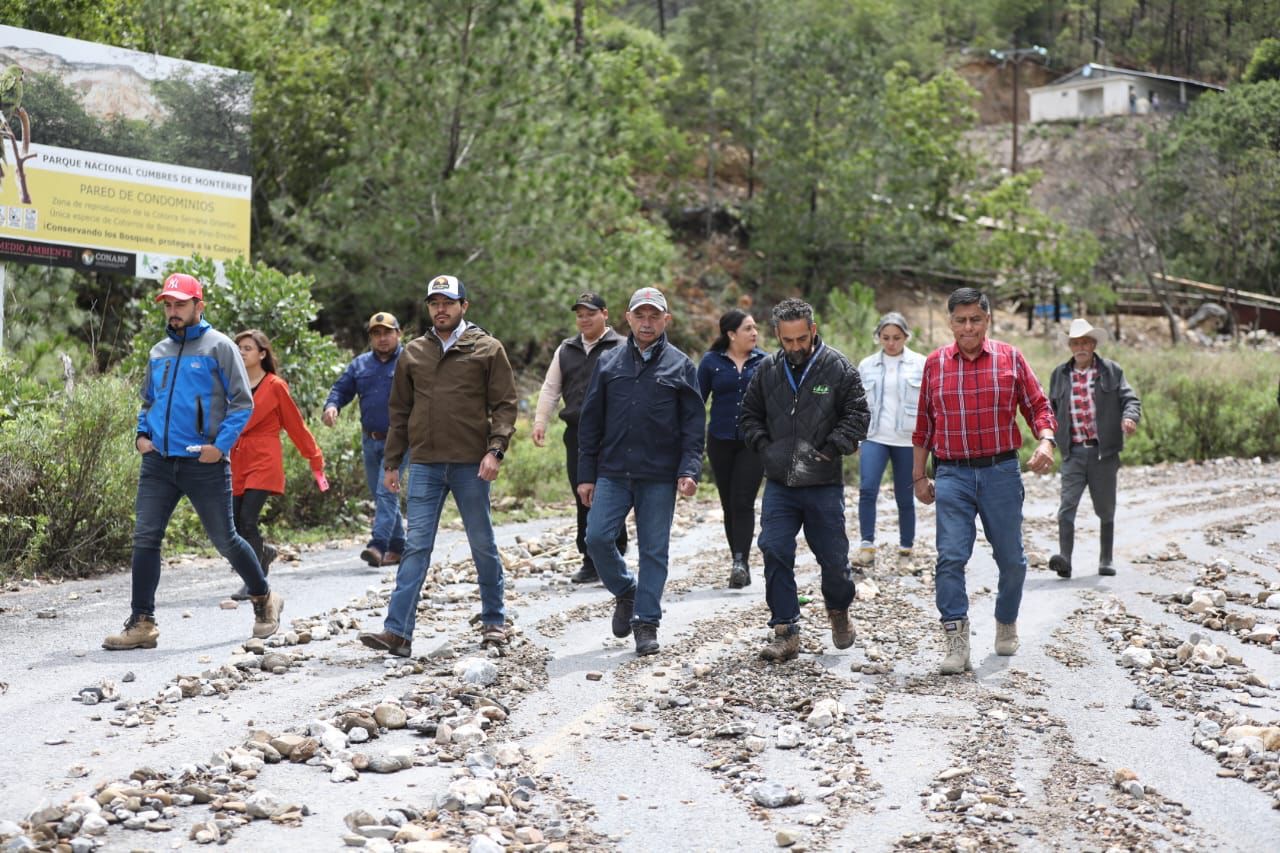 Incomunicada por lluvia, sierra de Coahuila y NL