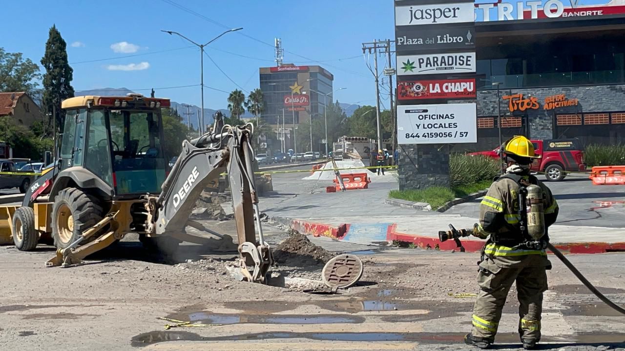 Pánico, por fuga de gas